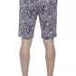 PT Torino Blue Cotton Mens Bermuda Short