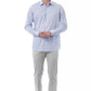 Bagutta Light Blue Cotton Men Shirt