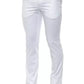 PT Torino White Cotton Men Trousers