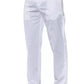 PT Torino White Cotton Men Trouser