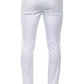 PT Torino White Cotton Men Trousers