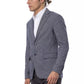 Verri Elegant Blue Single Breasted Blazer