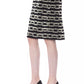 BYBLOS Black Viscose Women Skirt