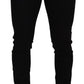 Dolce & Gabbana Elegant Black Slim Fit Denim Pants