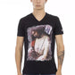 Trussardi Action Black Cotton Men's T-Shirt