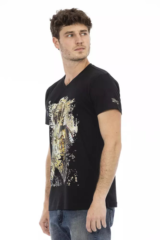 Trussardi Action Black Cotton Men's T-Shirt