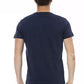 Trussardi Action Blue Cotton Men T-Shirt