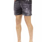 Just Cavalli Black Polyester Men Swim Short