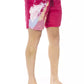 Bikkembergs Fuchsia Polyester Men Swim Short