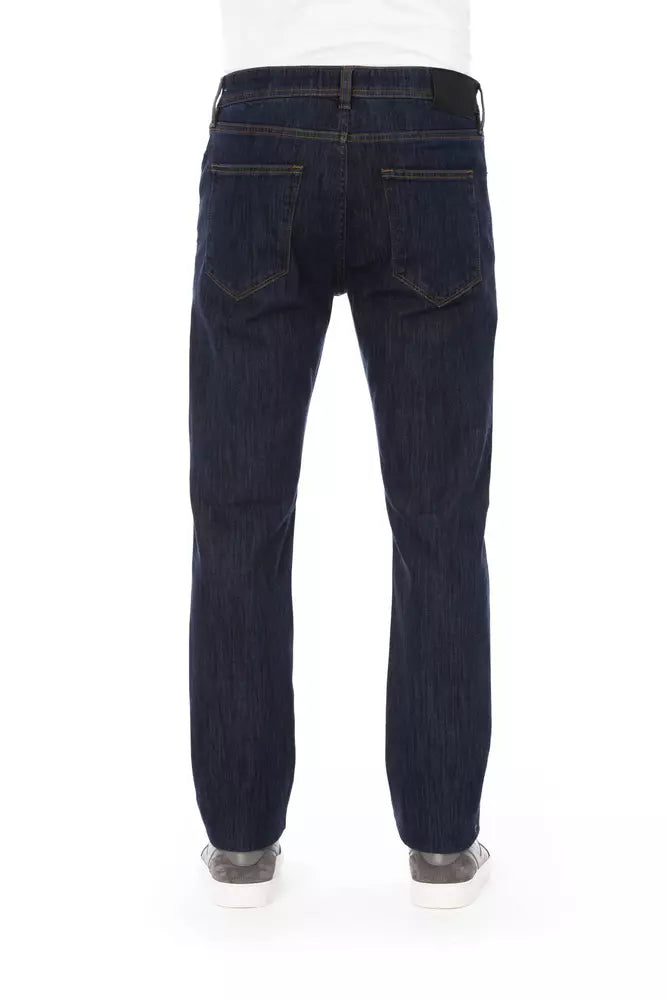 Baldinini Trend Blue Cotton Men Jean