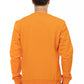 Automobili Lamborghini Orange Cotton Men Sweater