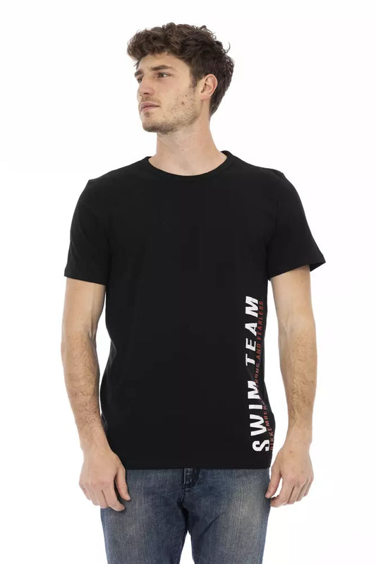 Bikkembergs Black Cotton Men T-Shirt