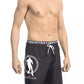 Bikkembergs Black Polyester Men Swim Short