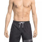 Bikkembergs Black Polyester Men Swim Shorts