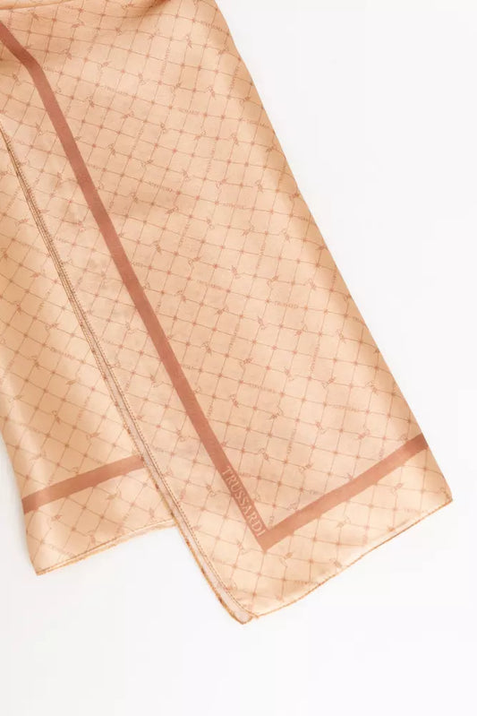 Trussardi Pink Silk Women Scarf