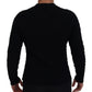 Dolce & Gabbana Elegant Black Wool-Blend V-Neck Sweater