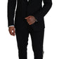 Dolce & Gabbana Elegant Black Silk-Lined Evening Blazer