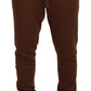 Dolce & Gabbana Elegant Brown Cashmere Jogger Pants