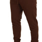 Dolce & Gabbana Elegant Brown Cashmere Jogger Pants