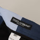 Dolce & Gabbana Elegant Blue Cotton Blend Pants for Men