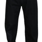 Dolce & Gabbana Elegant Black Washed Denim Pants Luxe Cotton