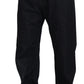 Dolce & Gabbana Elegant Black Washed Denim Pants Luxe Cotton