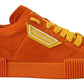 Dolce & Gabbana Chic Orange Suede Lace-Up Sneakers