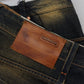 Acht Elegant Blue Washed Denim Pants - Authentic Craftsmanship