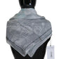 Costume National Elegant Grey Cotton Square Scarf