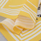 Dolce & Gabbana Elegant Yellow Cotton Square Scarf