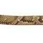 Dolce & Gabbana Elegant Beige Python Leather Bag Strap