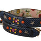 Dolce & Gabbana Elegant Blue Python Leather Bag Strap