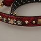 Dolce & Gabbana Red Python Leather Shoulder Bag Strap