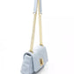 Baldinini Trend Elegant Light Blue Shoulder Bag with Golden Accents