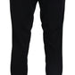 Domenico Tagliente Elegant Black Italian Dress Pants