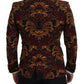 Dolce & Gabbana Elegant Multicolor Wool Blend Blazer