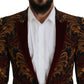 Dolce & Gabbana Elegant Multicolor Wool Blend Blazer