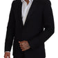 Dolce & Gabbana Elegant Martini Black Formal Blazer