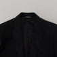 Dolce & Gabbana Elegant Martini Black Formal Blazer