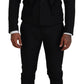 Dolce & Gabbana Elegant Black Martini Suit for the Modern Man