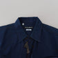 Dolce & Gabbana Elegant Blue Denim Casual Shirt