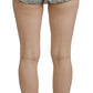 Dolce & Gabbana Elevated Elegance Silver High Waist Shorts