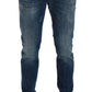 Frankie Morello Chic Slim Fit Blue Wash Jeans