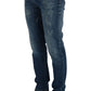 Frankie Morello Chic Slim Fit Blue Wash Jeans