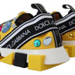 Dolce & Gabbana Exquisite Yellow Techno Fabric Sneakers