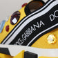 Dolce & Gabbana Exquisite Yellow Techno Fabric Sneakers