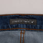 Frankie Morello Chic Slim Fit Blue Distressed Jeans