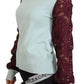 Dolce & Gabbana Elegant Multicolor Lace Silk Blend Sweater