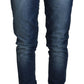 Acht Elegant Blue Washed Low Waist Skinny Jeans