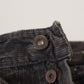 Costume National Stylish Gray Corduroy Denim Jeans